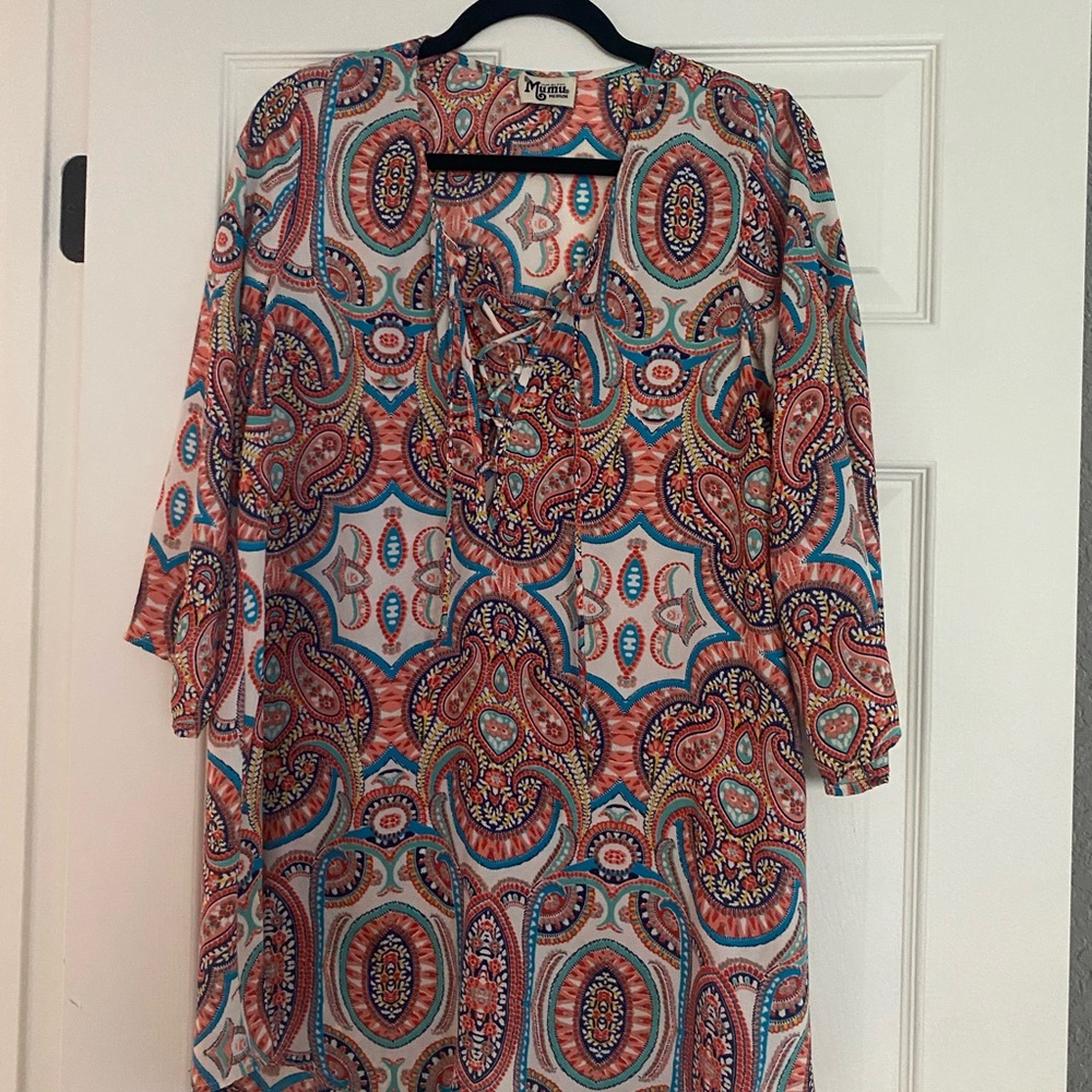 Show Me Your MuMu Multicolor Paisley Tunic